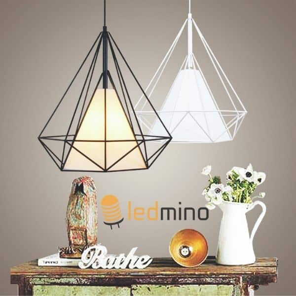 Đèn thả lồng sắt | Trang trí shop quán cafe | TCF 09