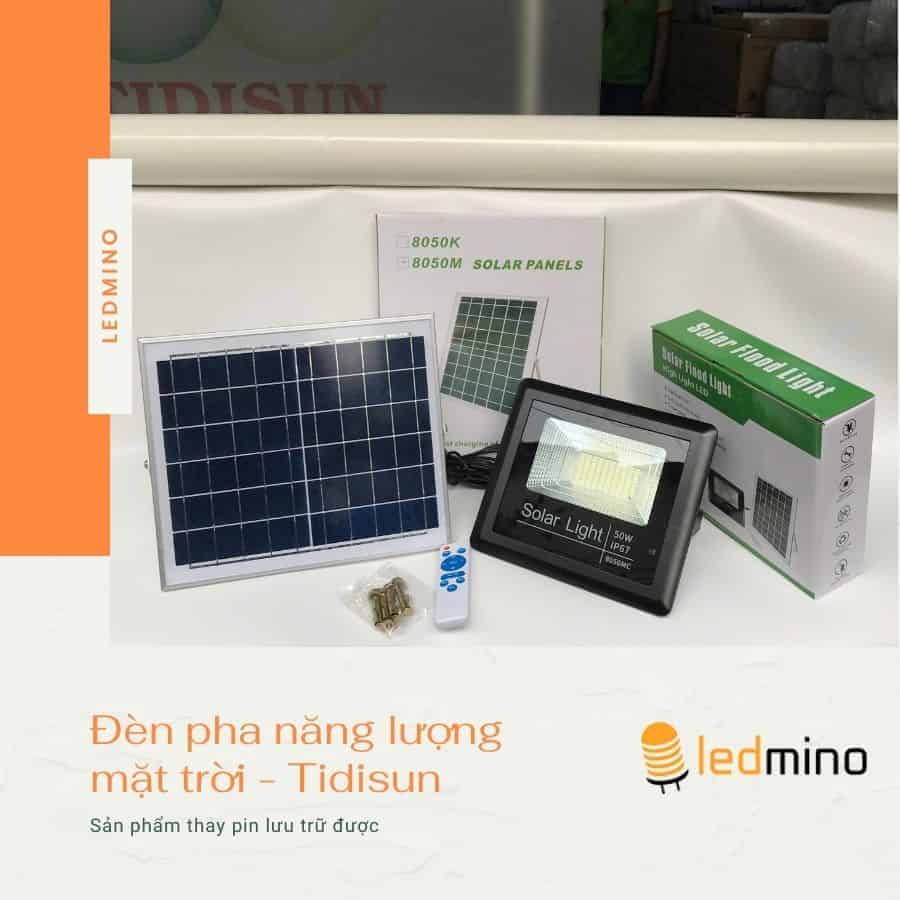 Đèn pha năng lượng mặt trời 300W – IP67 | Sản phẩm cao cấp | Hãng: Tidisun