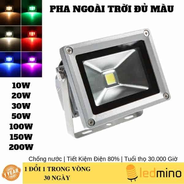 Đèn LED Pha Xám TAT 10W 20W 30W 50W 100W 200W