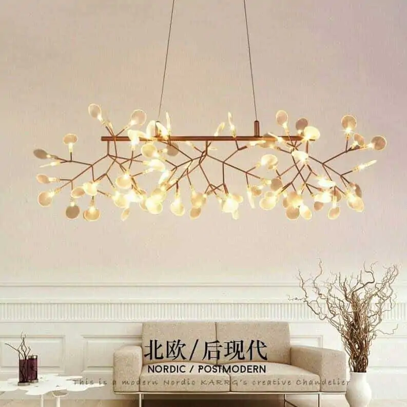 Đèn chùm thả trang trí thủy tinh 3 nhánh L1300| THD-851B