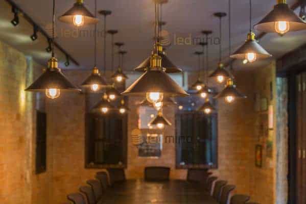 Đèn thả chao nhôm TCF 85 | Trang trí quán cafe