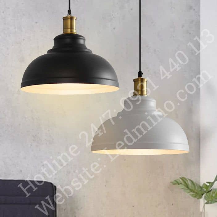 Đèn Thả Sắt Đuôi đồng 355MinoTCF002 | Hiện đại, Đơn Giản | Trang trí Quán cà phê, Quầy Bar, Bàn Ăn, Shop, Phòng khách, Văn Phòng
